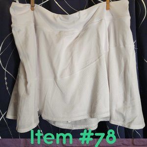 Tek Gear DryTek White skort 3x